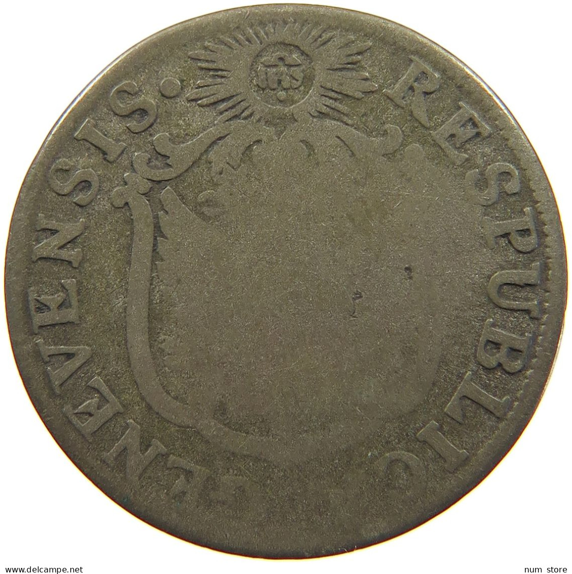 SWITZERLAND GENF GENEVE 6 SOLS 1765  #t155 0215 - Autres & Non Classés