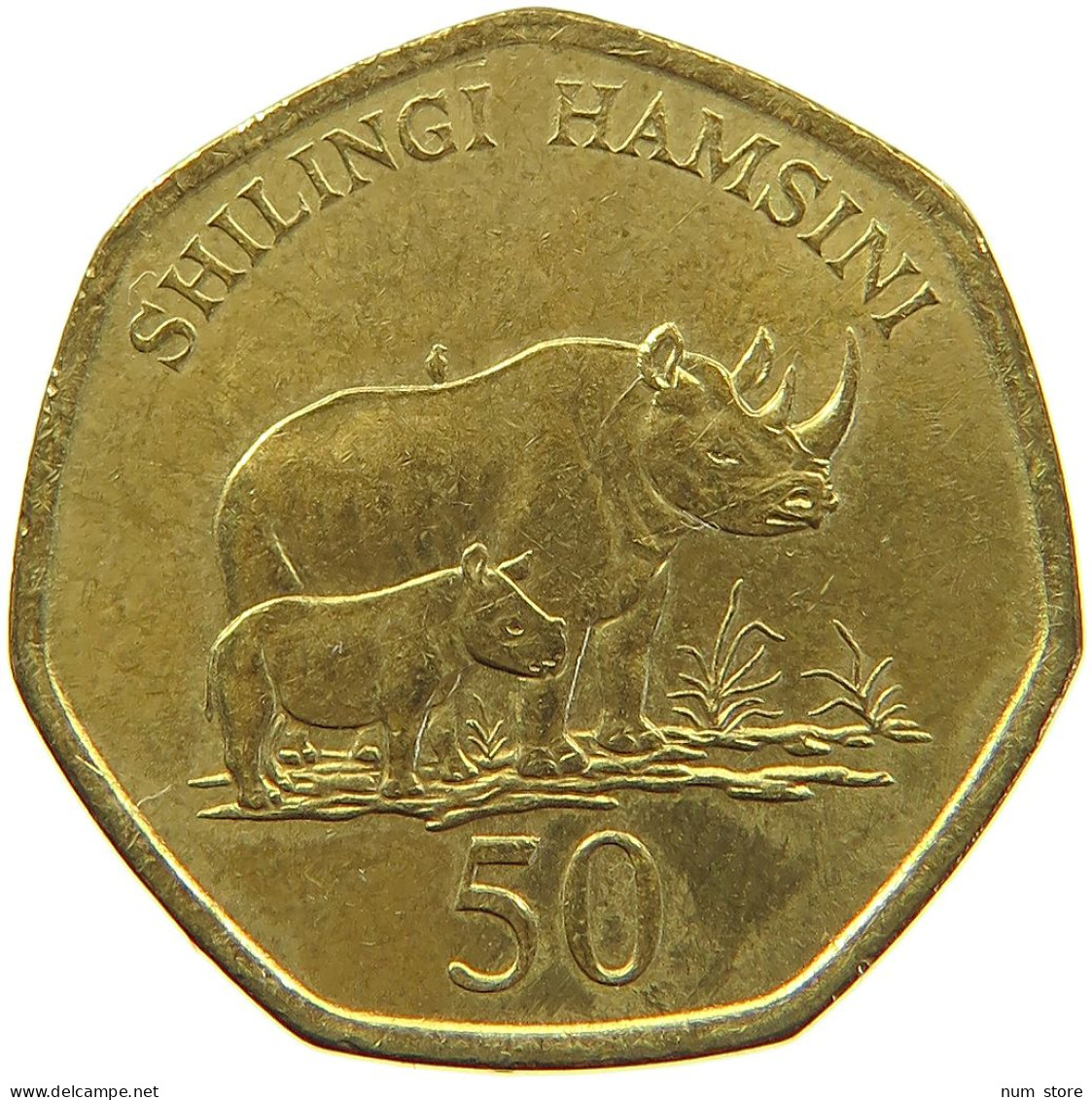 TANZANIA 50 SHILLINGI 1996  #s020 0361 - Tanzania
