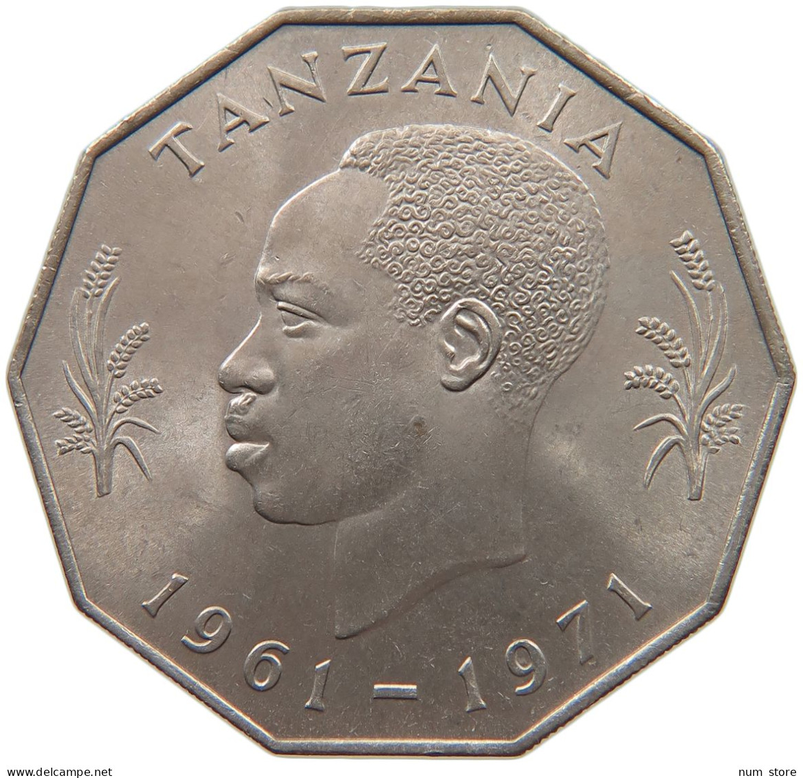 TANZANIA 5 SHILINGI 1971  #c035 0163 - Tanzanía