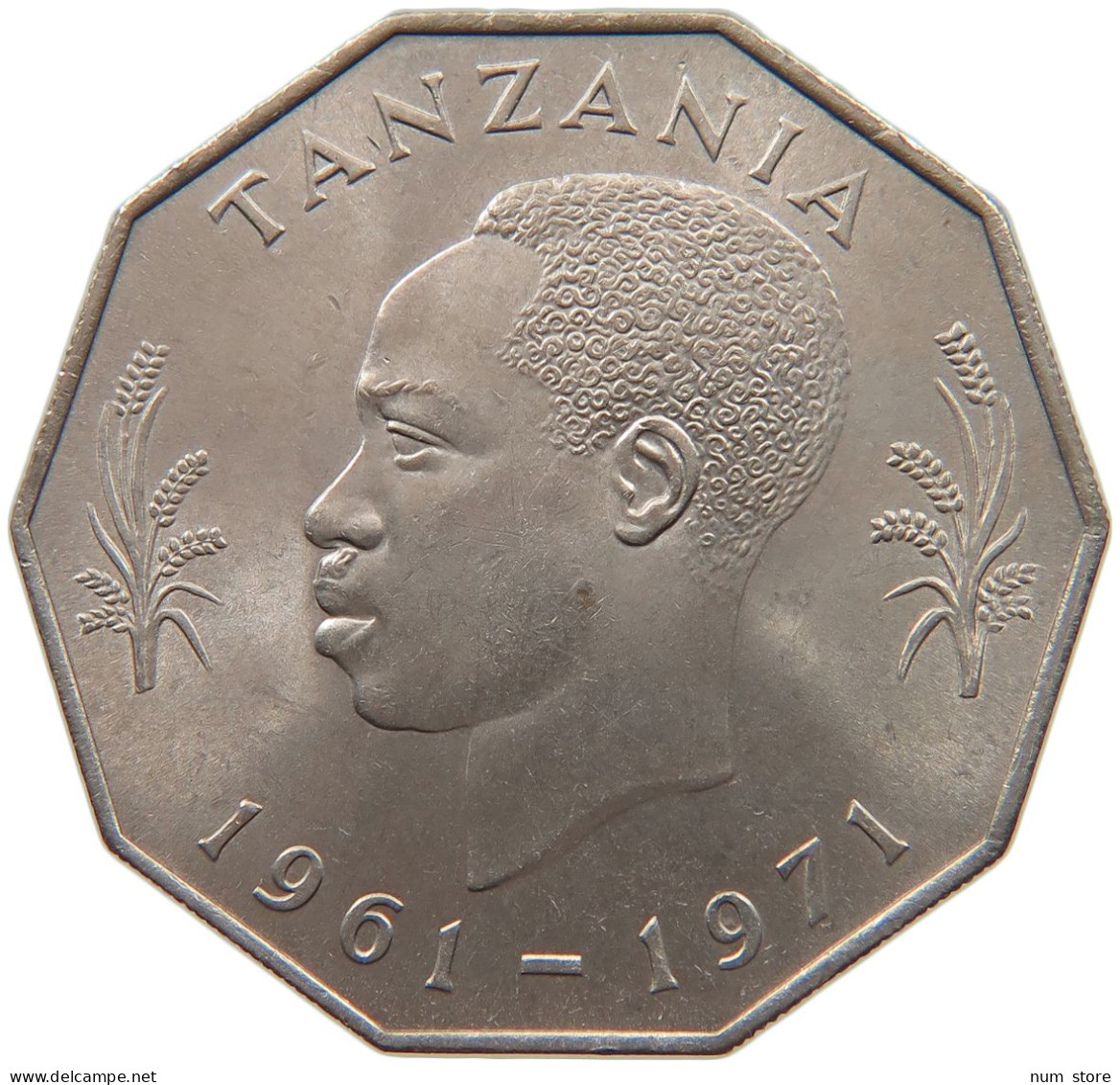 TANZANIA 5 SHILINGI 1971  #c035 0163 - Tansania