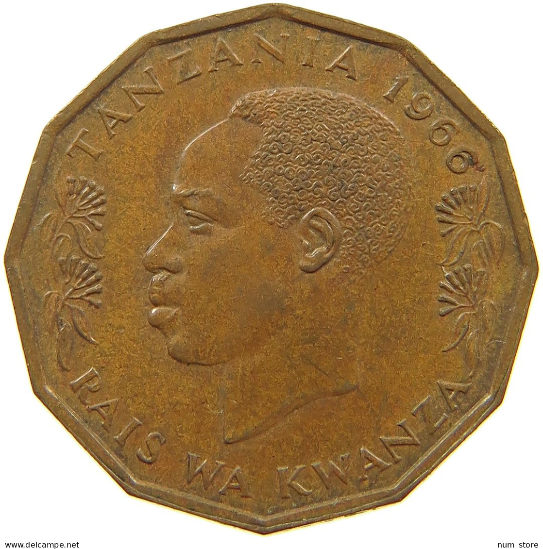 TANZANIA 5 SENTI 1966  #a085 0227 - Tanzania