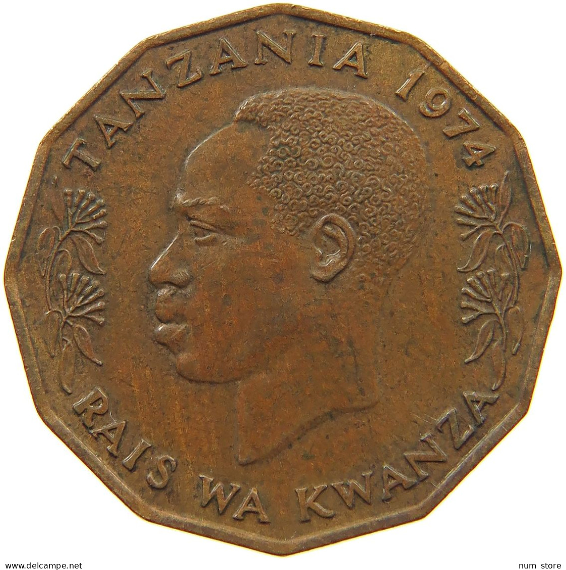TANZANIA 5 SENTI 1974  #a051 0079 - Tansania