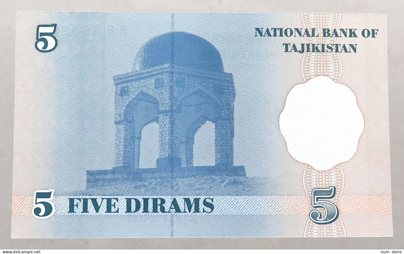 TAJIKISTAN 5 DIRAMS 1999  #alb051 0387 - Tadjikistan