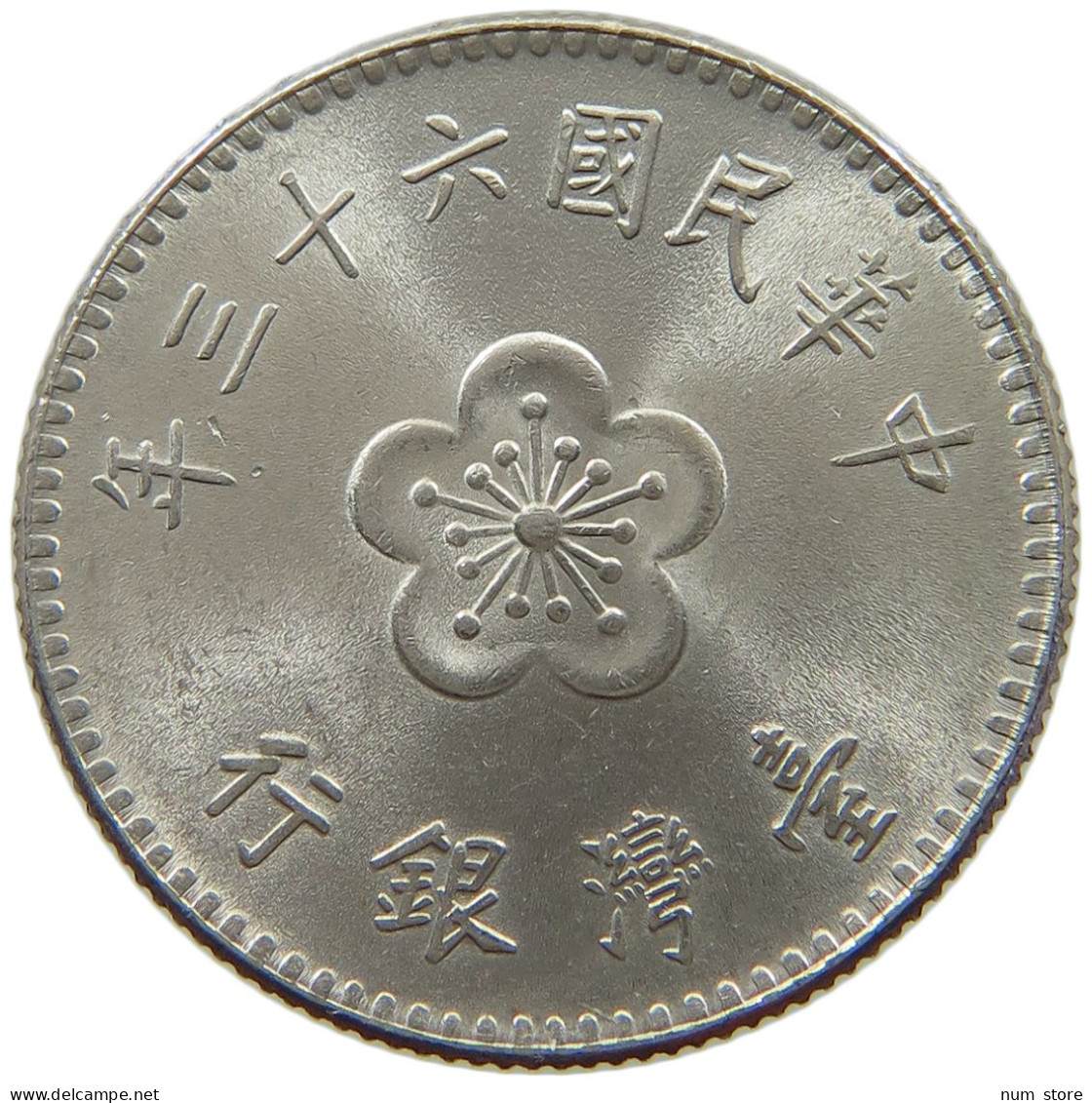 TAIWAN DOLLAR 1974  #a089 0535 - Taiwán