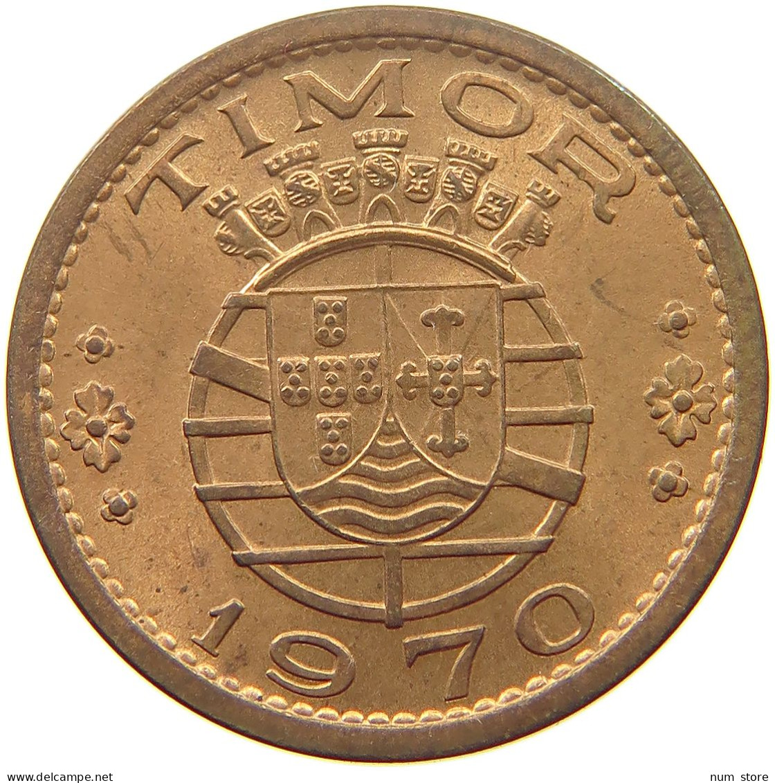 TIMOR 50 CENTAVOS 1970  #s051 0611 - Timor