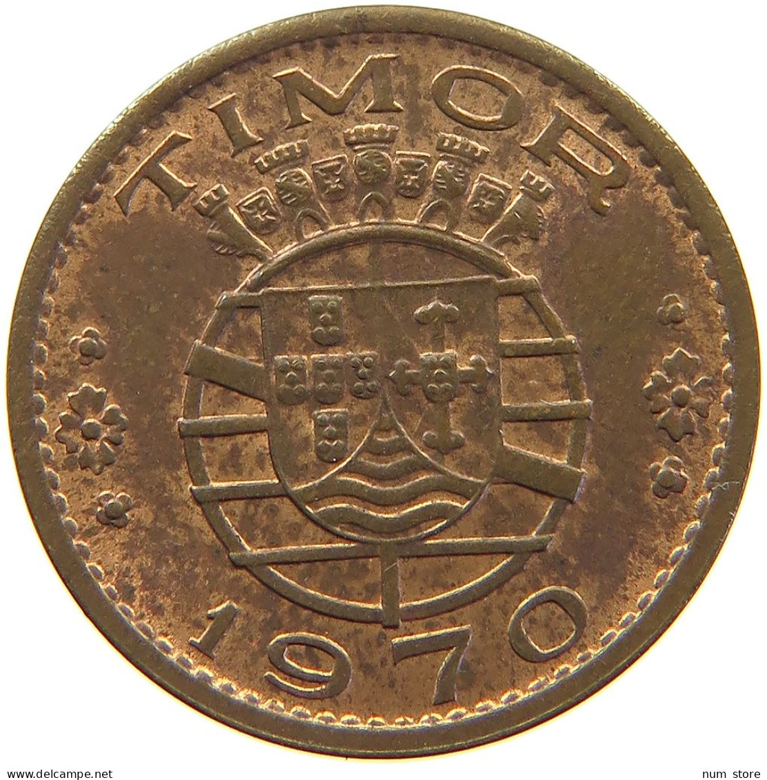 TIMOR 20 CENTAVOS 1970  #s023 0407 - Timor