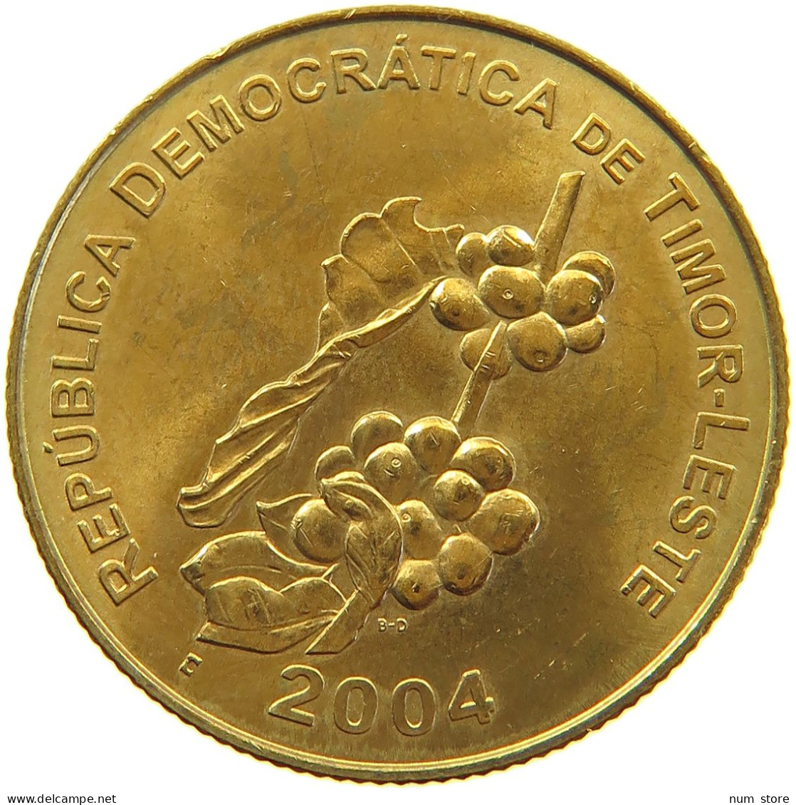 TIMOR 50 CENTAVOS 2004  #s020 0297 - Timor