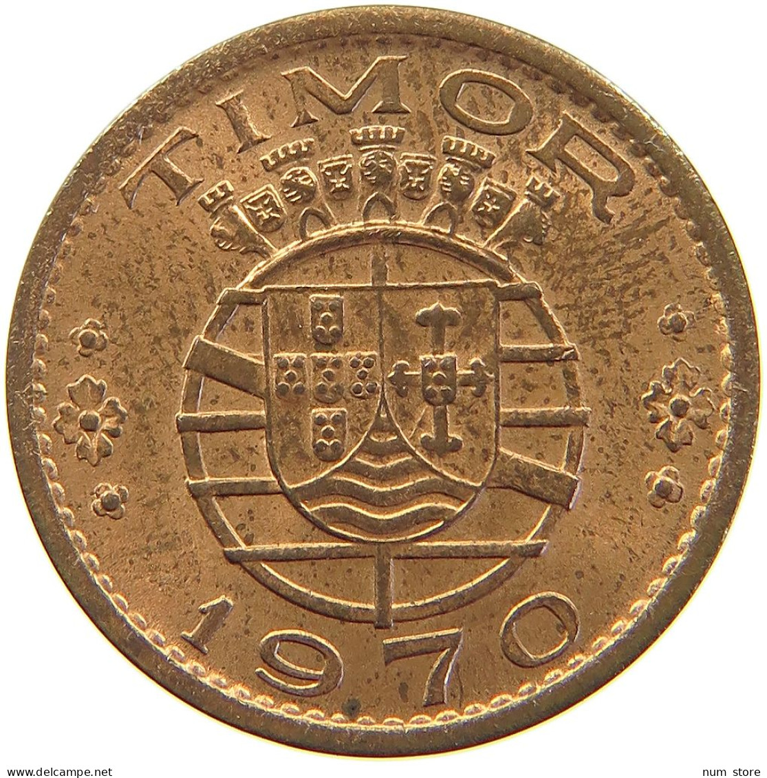 TIMOR 20 CENTAVOS 1970  #s023 0415 - Timor