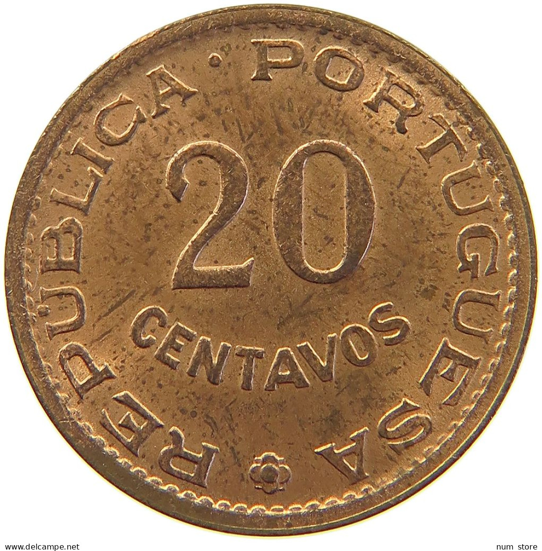 TIMOR 20 CENTAVOS 1970  #s023 0415 - Timor