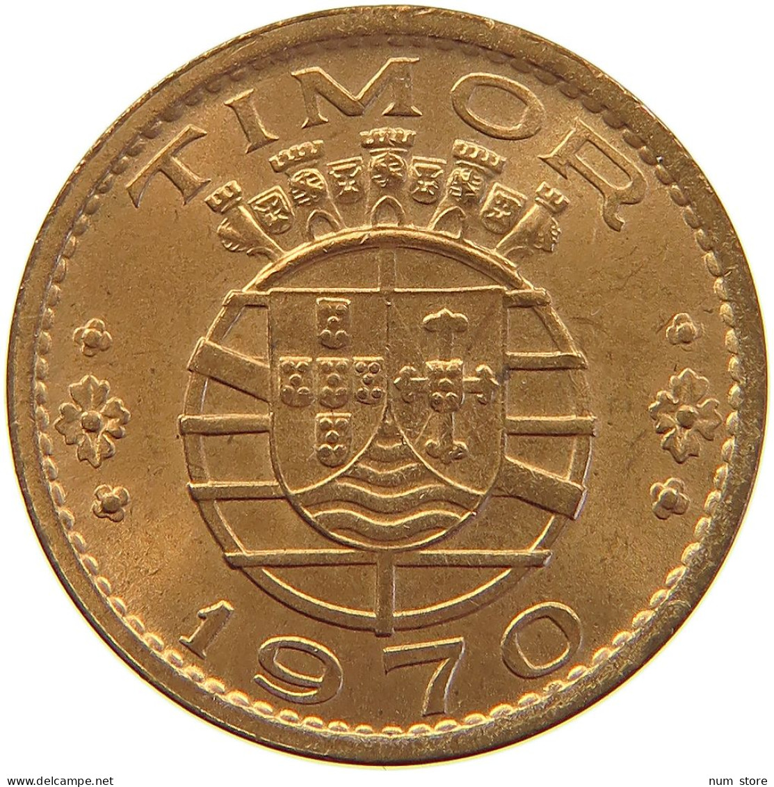 TIMOR 20 CENTAVOS 1970  #s023 0417 - Timor