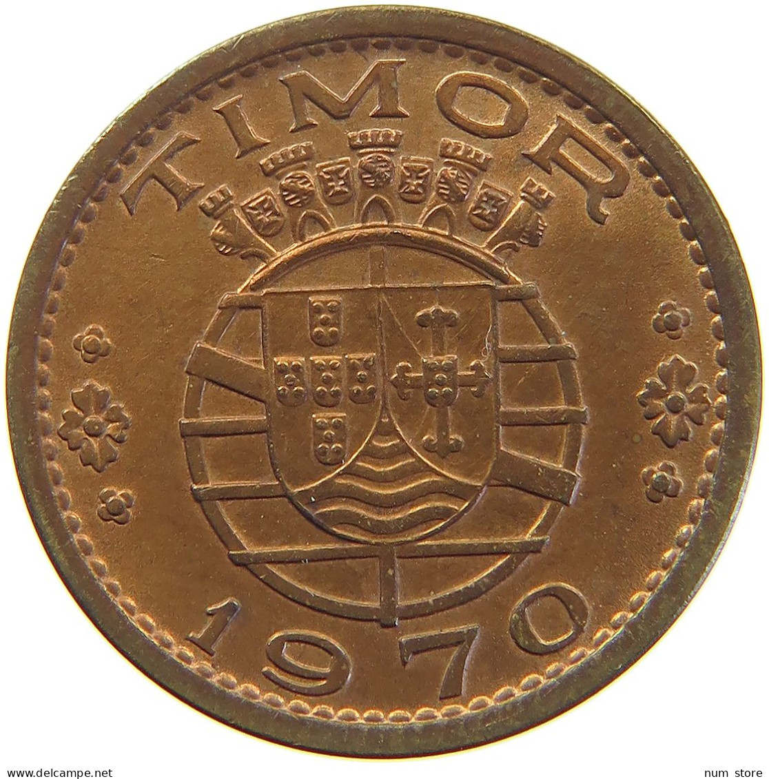 TIMOR 50 CENTAVOS 1970  #c063 0241 - Timor