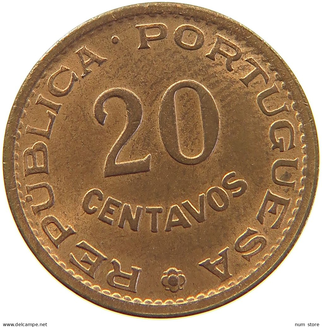 TIMOR 20 CENTAVOS 1970  #s023 0391 - Timor