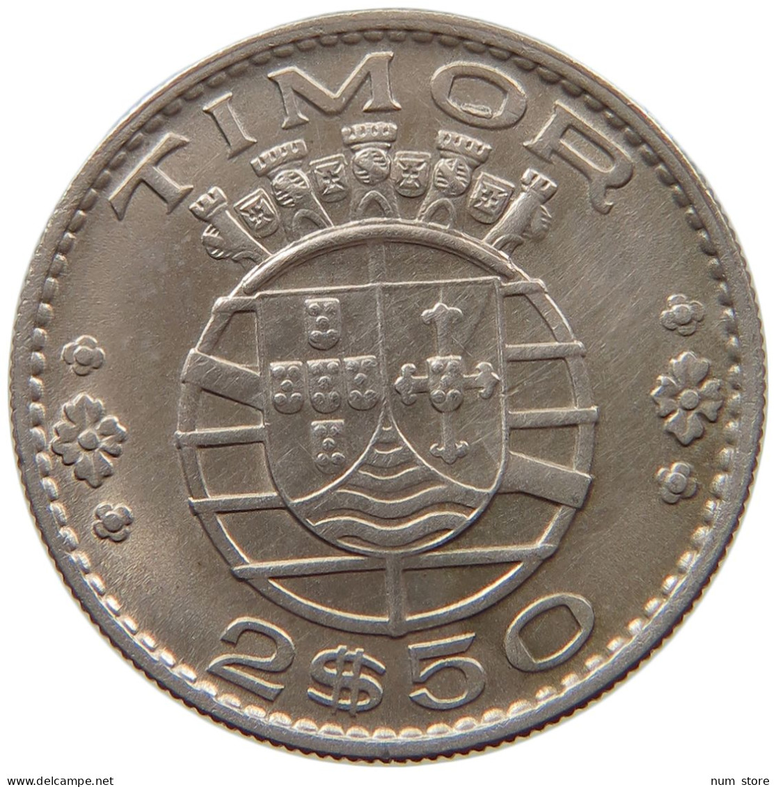 TIMOR 2 1/2 ESCUDOS 1970  #c066 0003 - Timor