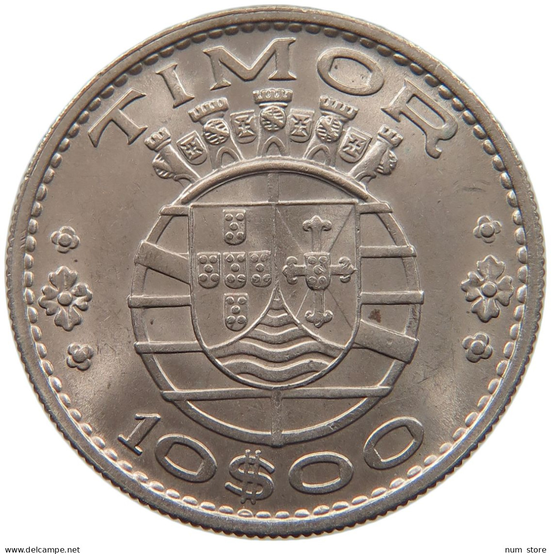 TIMOR 10 ESCUDOS 1970  #c005 0057 - Timor