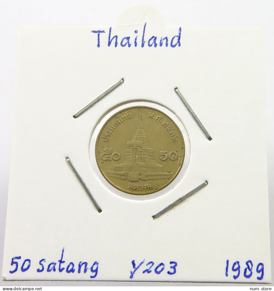 THAILAND 50 SATANG 1989  #alb028 0457 - Thaïlande