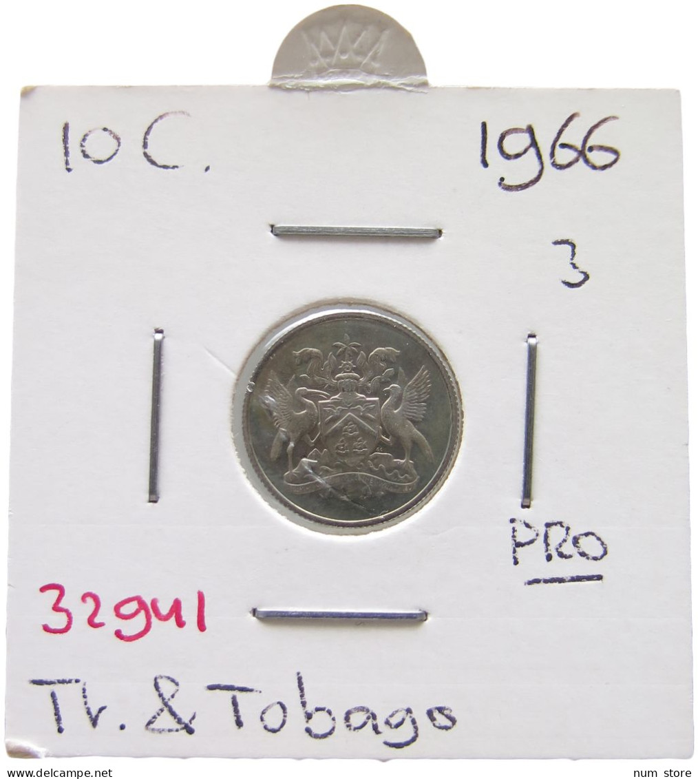 TRINIDAD TOBAGO 10 CENTS 1966  #alb058 0479 - Trinidad En Tobago