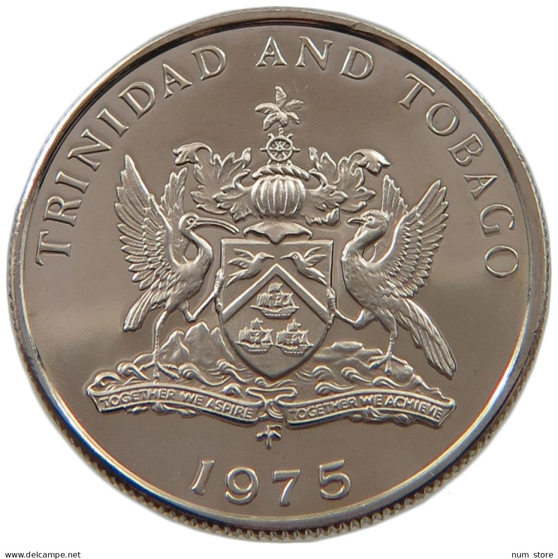 TRINIDAD TOBAGO 25 CENTS 1975  #alb022 0551 - Trinidad En Tobago