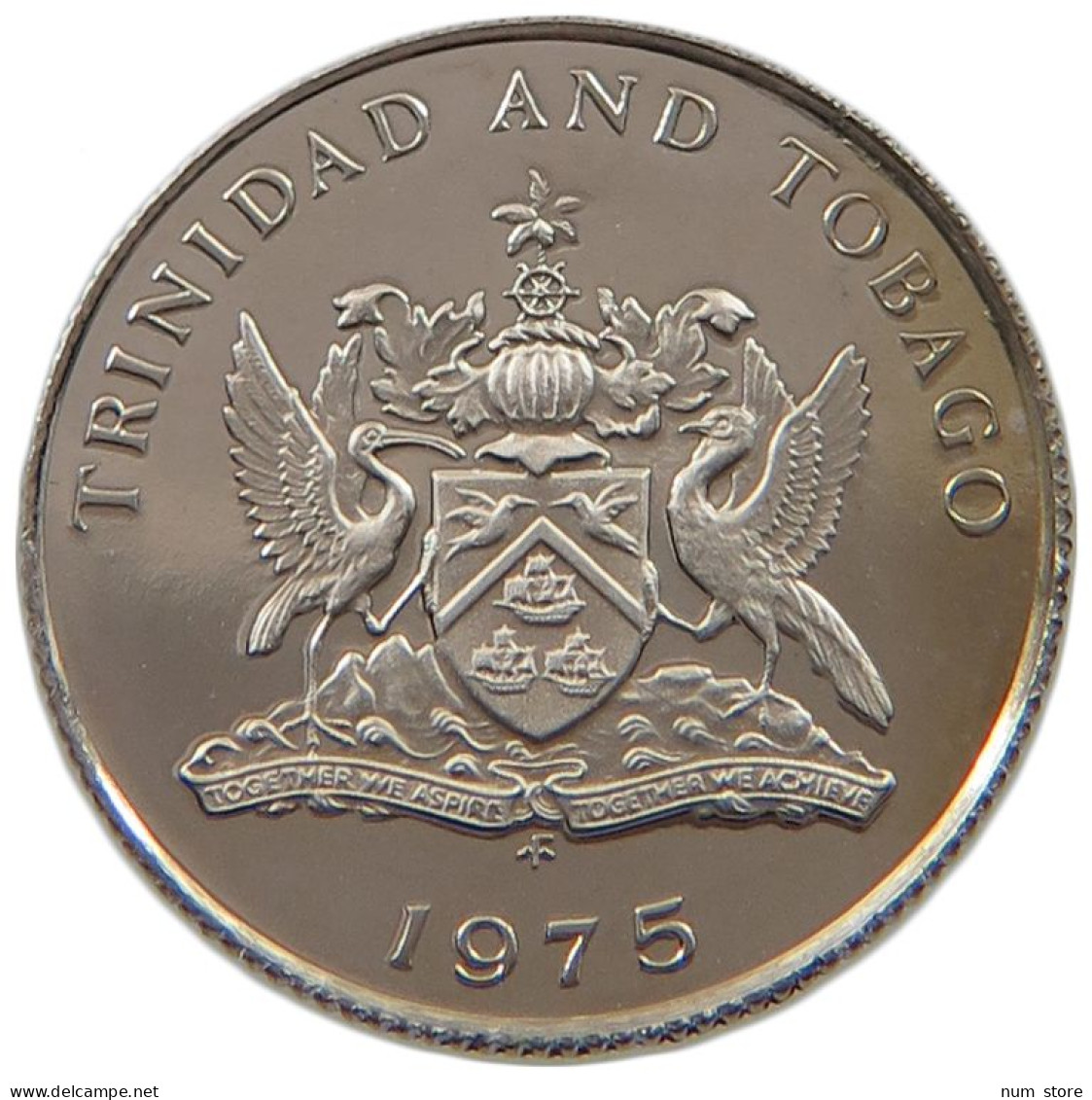 TRINIDAD TOBAGO 10 CENTS 1975  #alb022 0561 - Trinidad Y Tobago