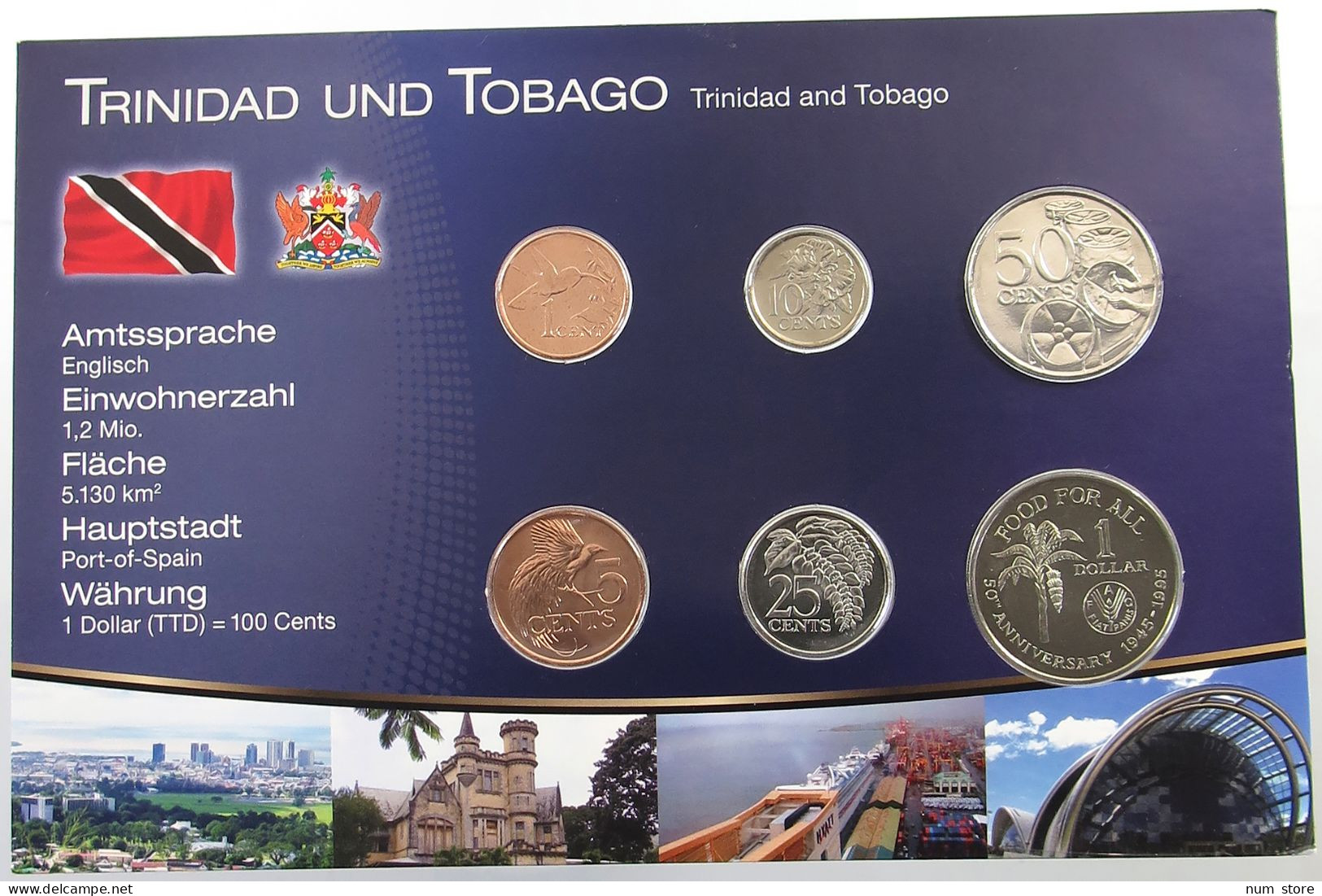 TRINIDAD TOBAGO SET DIV.  #ns02 0071 - Trinidad Y Tobago