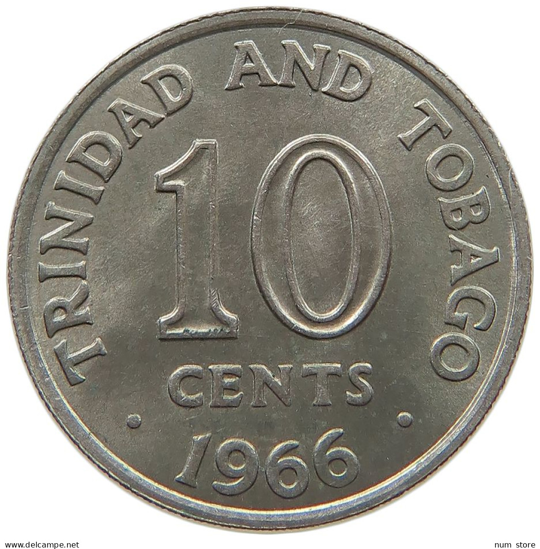 TRINIDAD AND TOBAGO 10 CENTS 1966  #s061 0059 - Trinité & Tobago