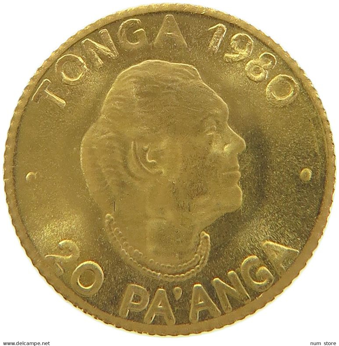 TONGA 20 PAANGA PA''ANGA 1980  #alb065 0003 - Tonga
