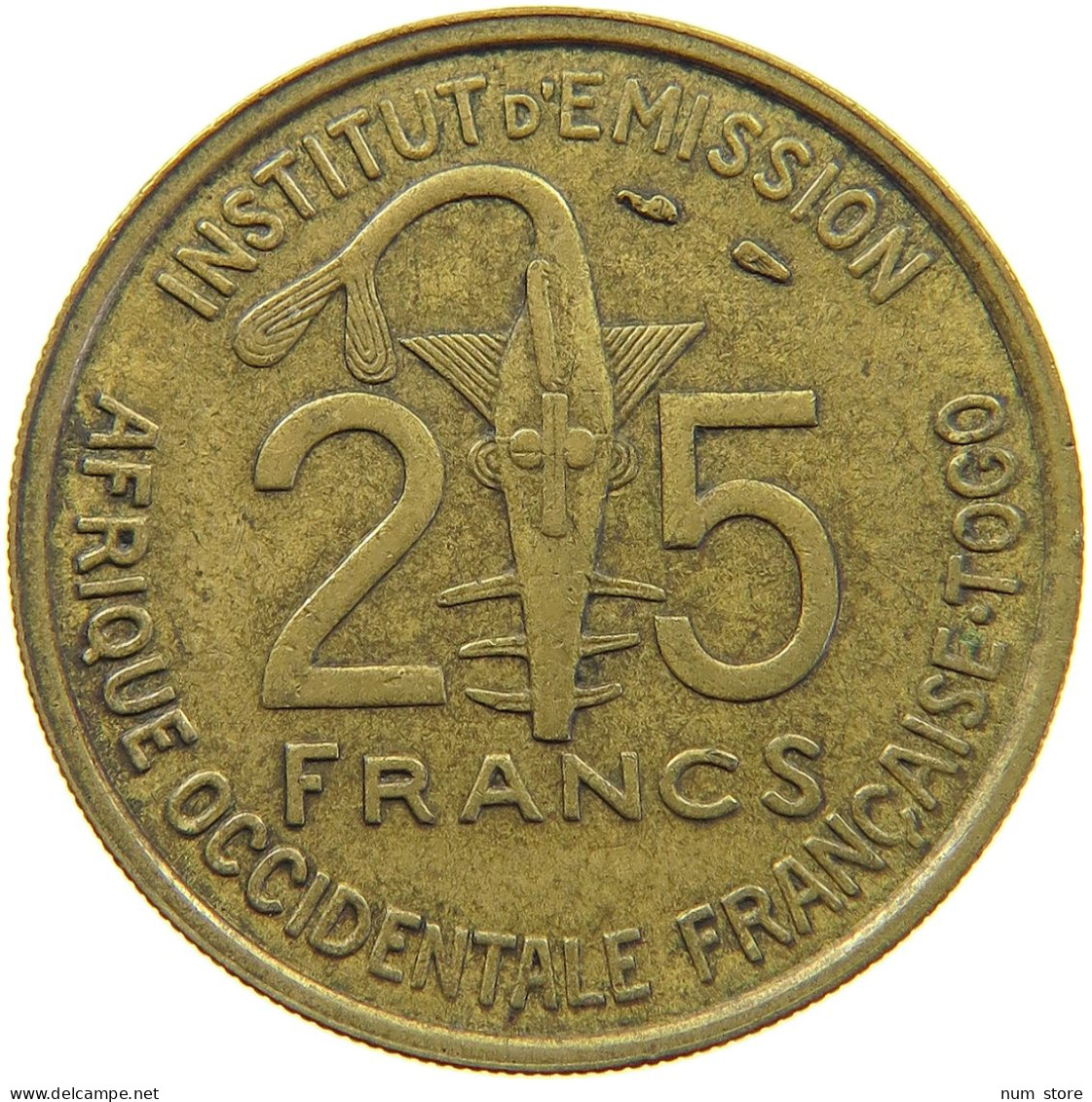 TOGO 25 FRANCS 1957  #c067 0223 - Togo