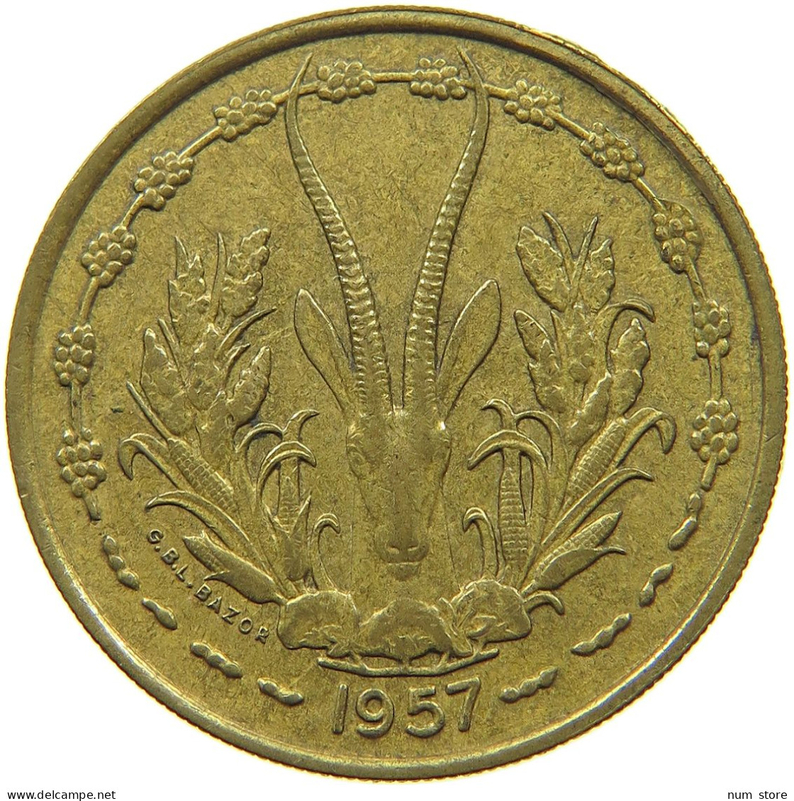 TOGO 25 FRANCS 1957  #c002 0371 - Togo