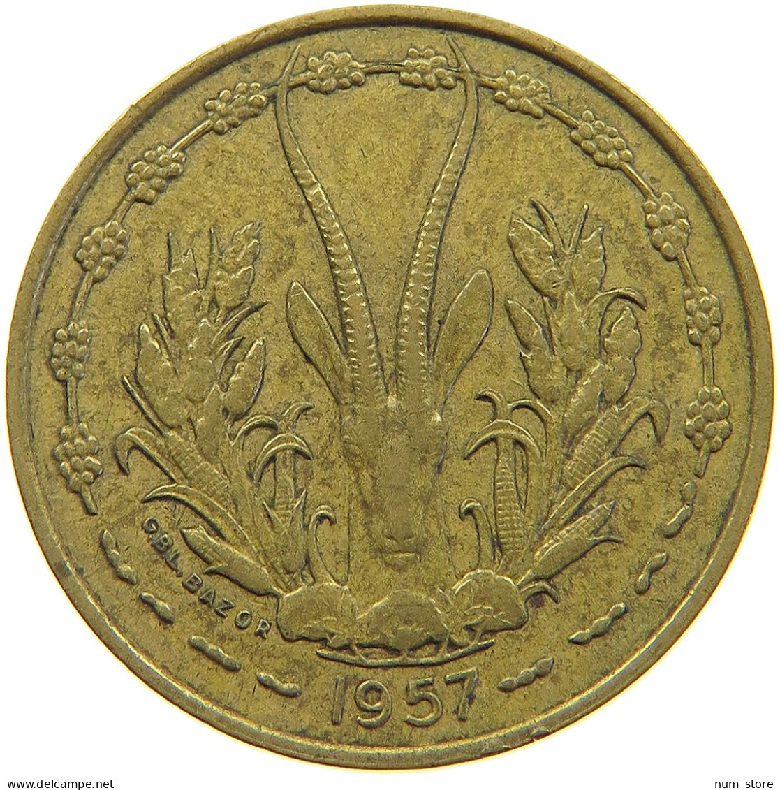 TOGO 10 FRANCS 1957  #c067 0291 - Togo