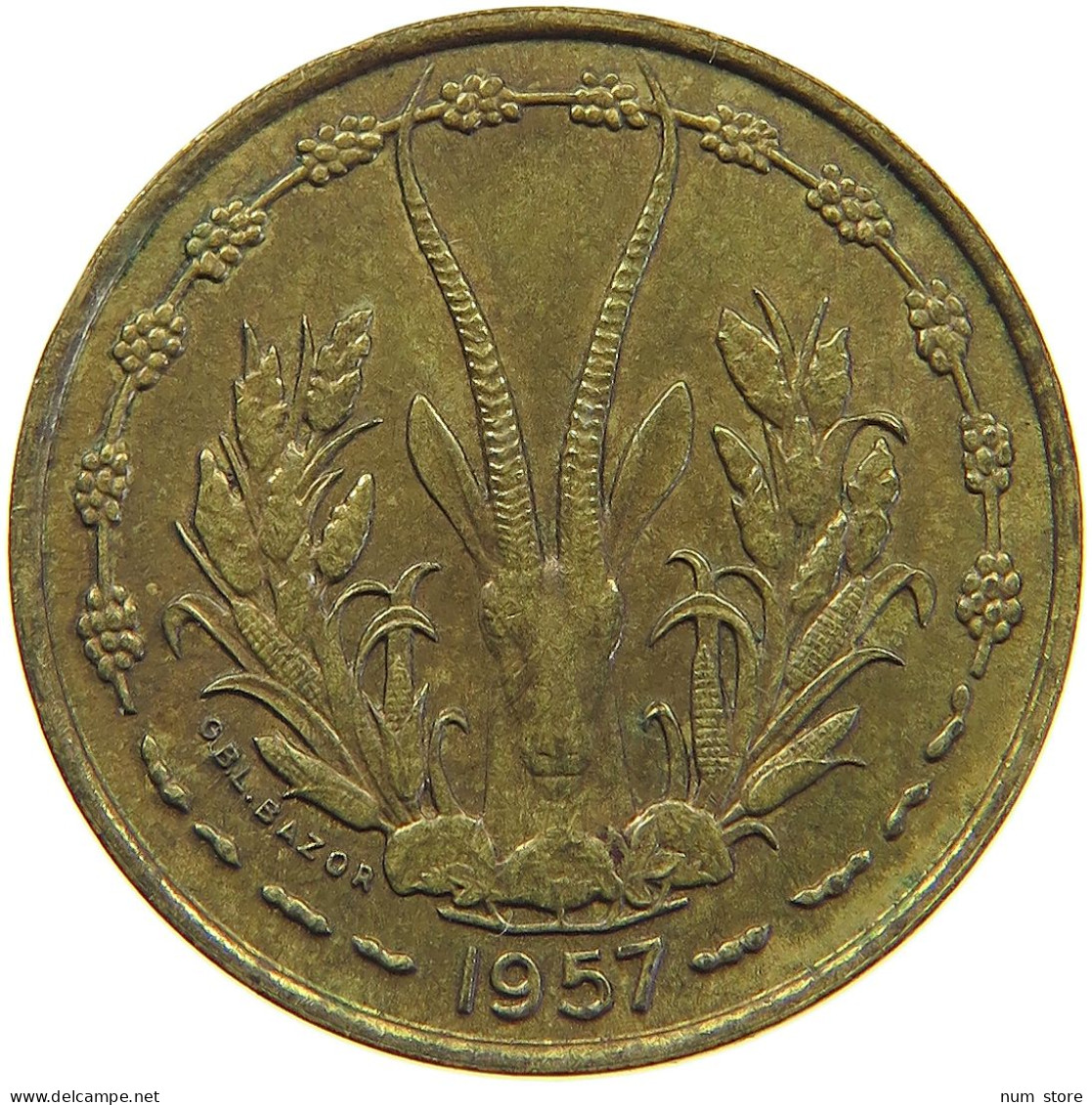 TOGO 10 FRANCS 1957  #c067 0295 - Togo