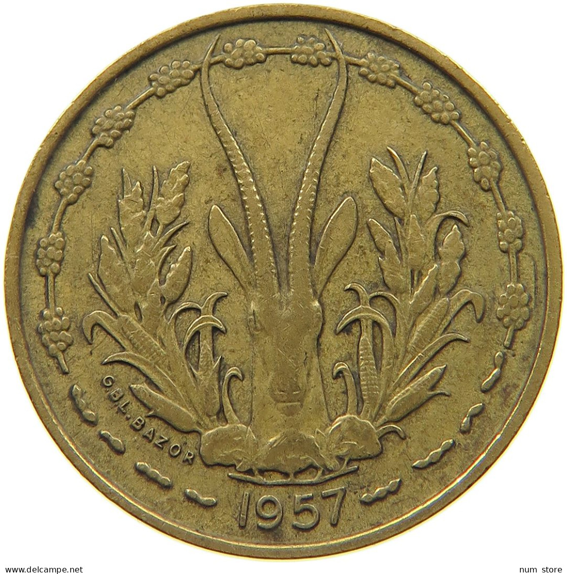 TOGO 10 FRANCS 1957  #a047 0203 - Togo