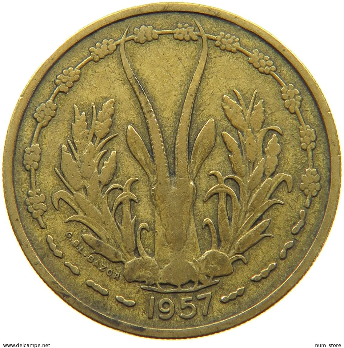 TOGO 25 FRANCS 1957  #c013 0207 - Togo