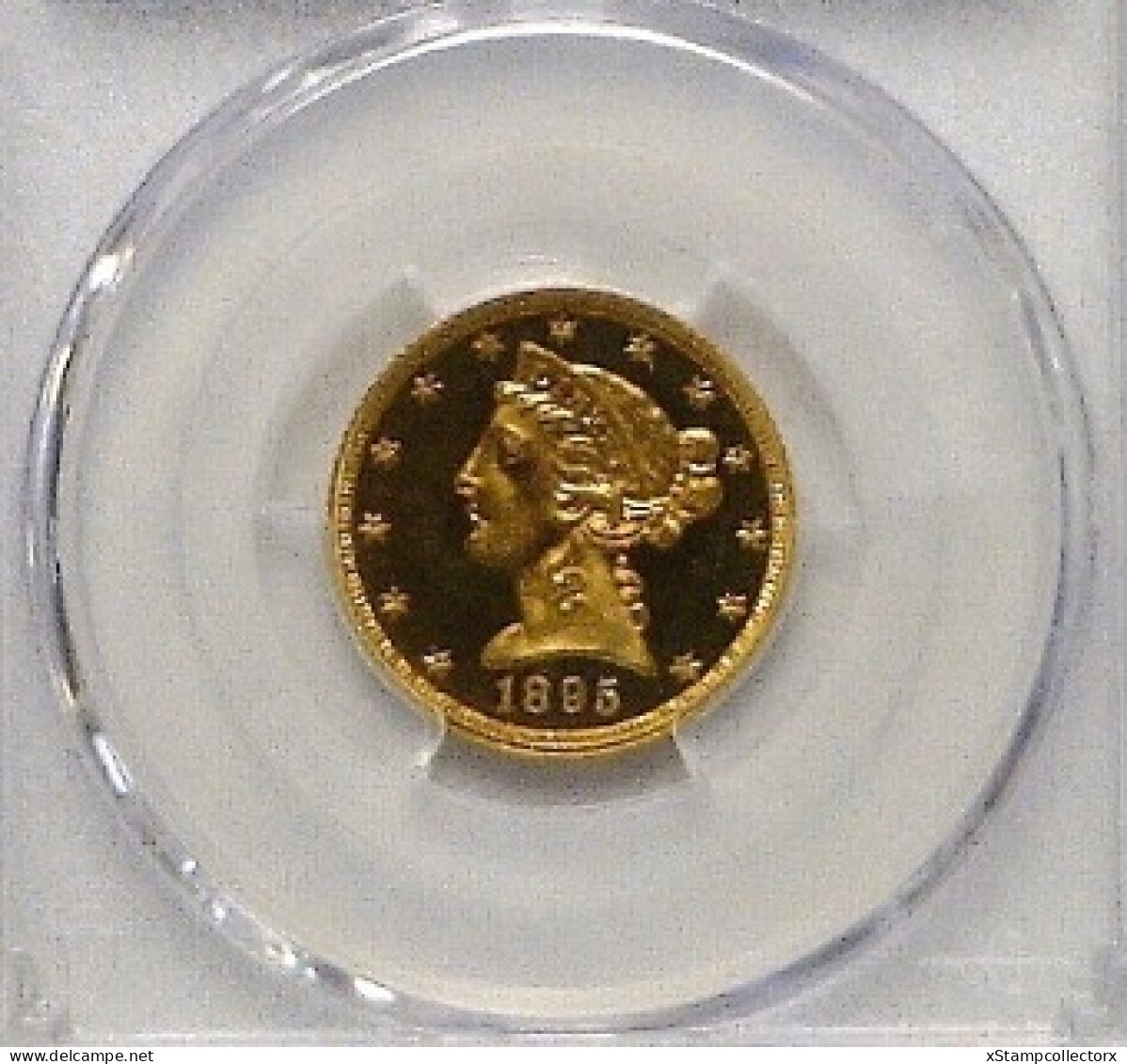 1895 Five Dollar Gold Coin - Collections