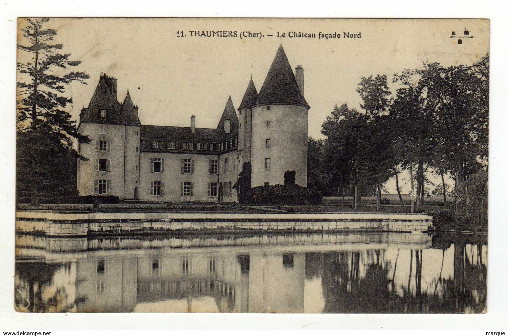 Cpa N° 11 THAUMIERS Le Château Façade Nord - Thaumiers