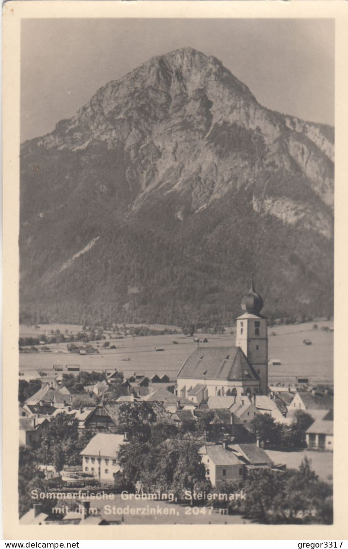 D7849) Sommerfrische GRÖBMING - Steiermark Mit Dem Stoderzinken - Kirche - Häuser ALT - Gröbming