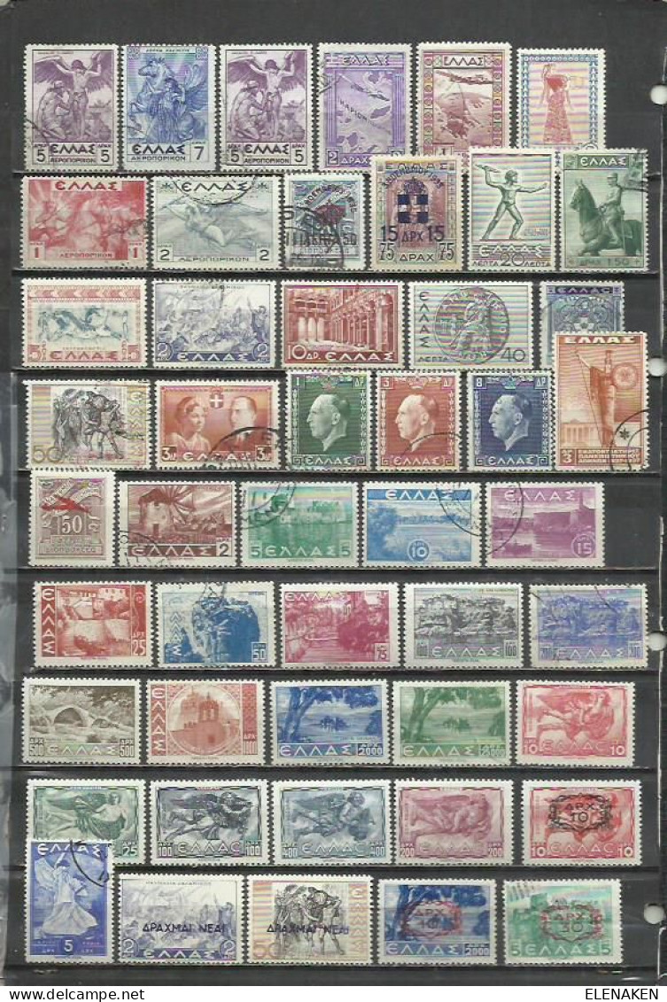 R470D-LOTE SELLOS ANTIGUOS GRECIA SIN TASAR,SIN REPETIDOS,ESCASOS. -GREECE STAMPS LOT WITHOUT PRICING WITHOUT REPEATED - Collections