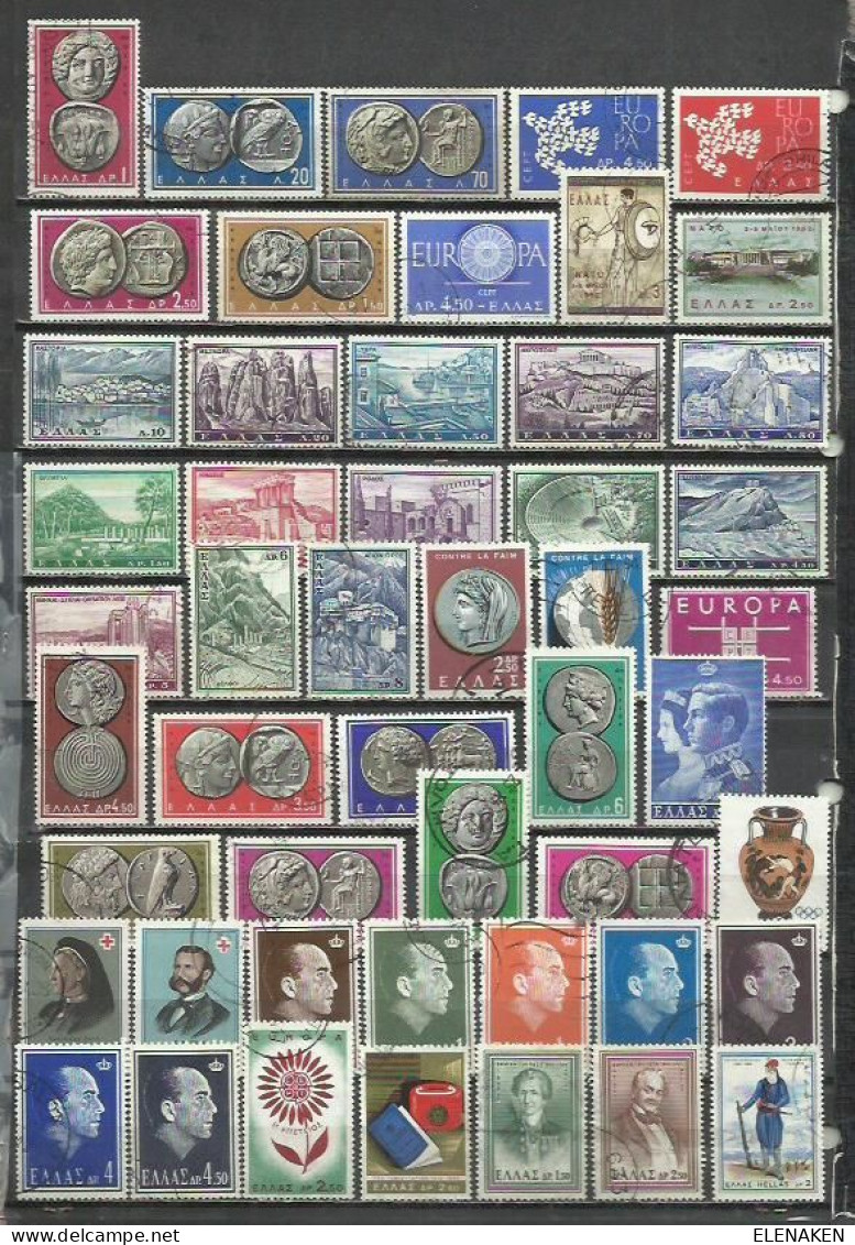 R470F-LOTE SELLOS ANTIGUOS GRECIA SIN TASAR,SIN REPETIDOS,ESCASOS. -GREECE STAMPS LOT WITHOUT PRICING WITHOUT REPEATED - Collezioni