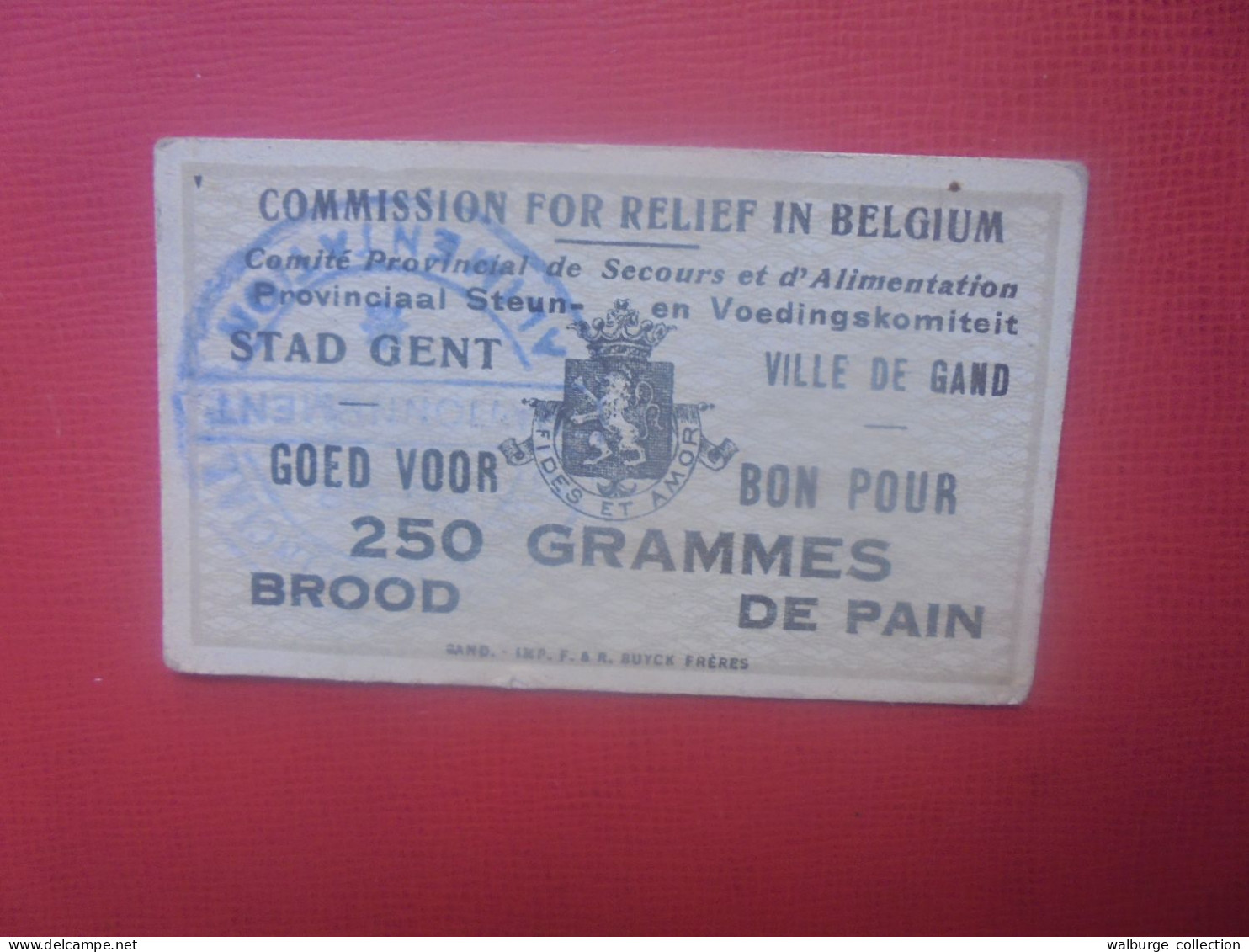 GENT 250 Grammes BROOD (B.18) - Collections