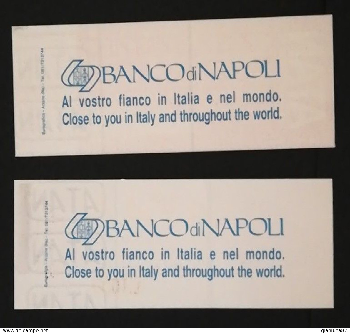 Lotto N. 2 Biglietti Speciali ATAN Da 1000 Lire Evento G7 1994 Napoli (96) Come Da Foto Tiratura Limitata Timbrati - Europe