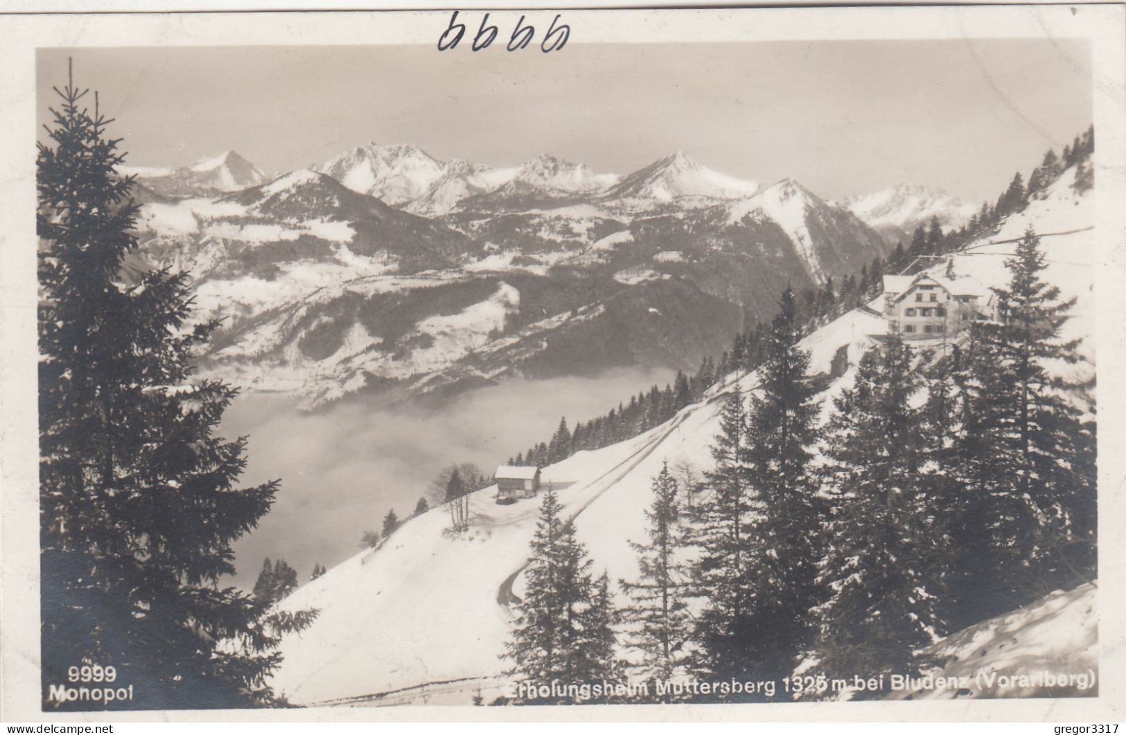 D7894) Erholungsheim MUTTERSBERG 1325m Bei BLUDENZ - Vorarlberg - Super FOTO AK - Alt ! - Bludenz