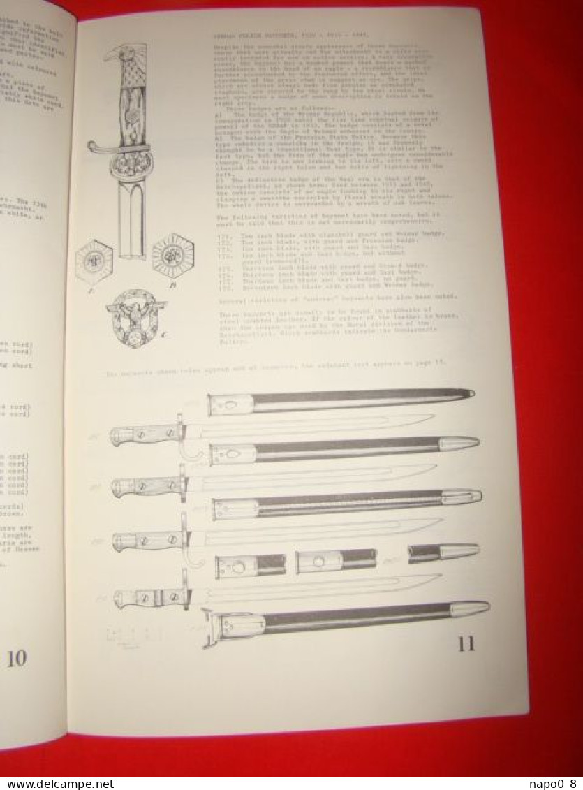 A PRIMER OF WORLD BAYONETS " further knife sabre & sosket bayonets "  John Walter & Gordon Hughes