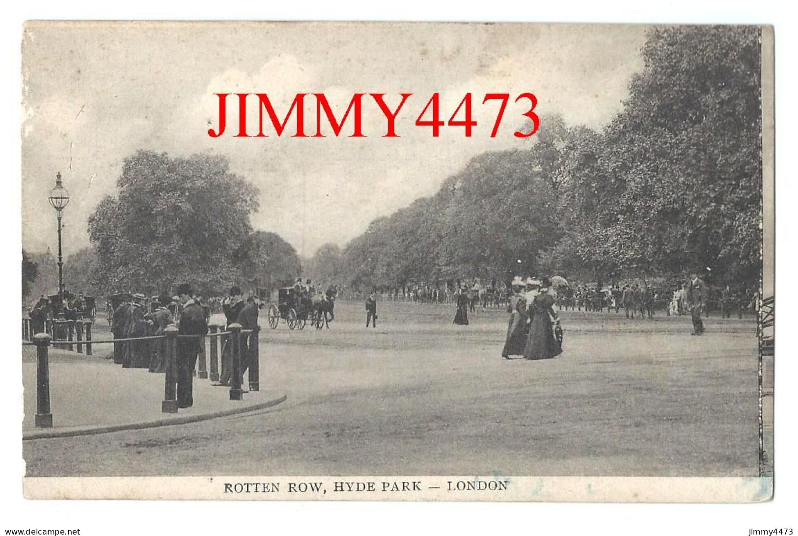 CPA - LONDON - ROTTEN ROW , HYDE PARK - Print Empire Série N° 34 - London W. C. - Trafalgar Square