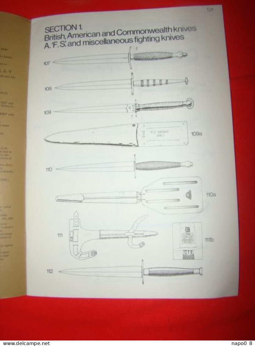A PRIMER MILITARY KNIVES " Eurropean & Americn Combat Trench & Utility Knves " Par Gordon Hugues & Barry Jenkins Vol.2 - Inglés