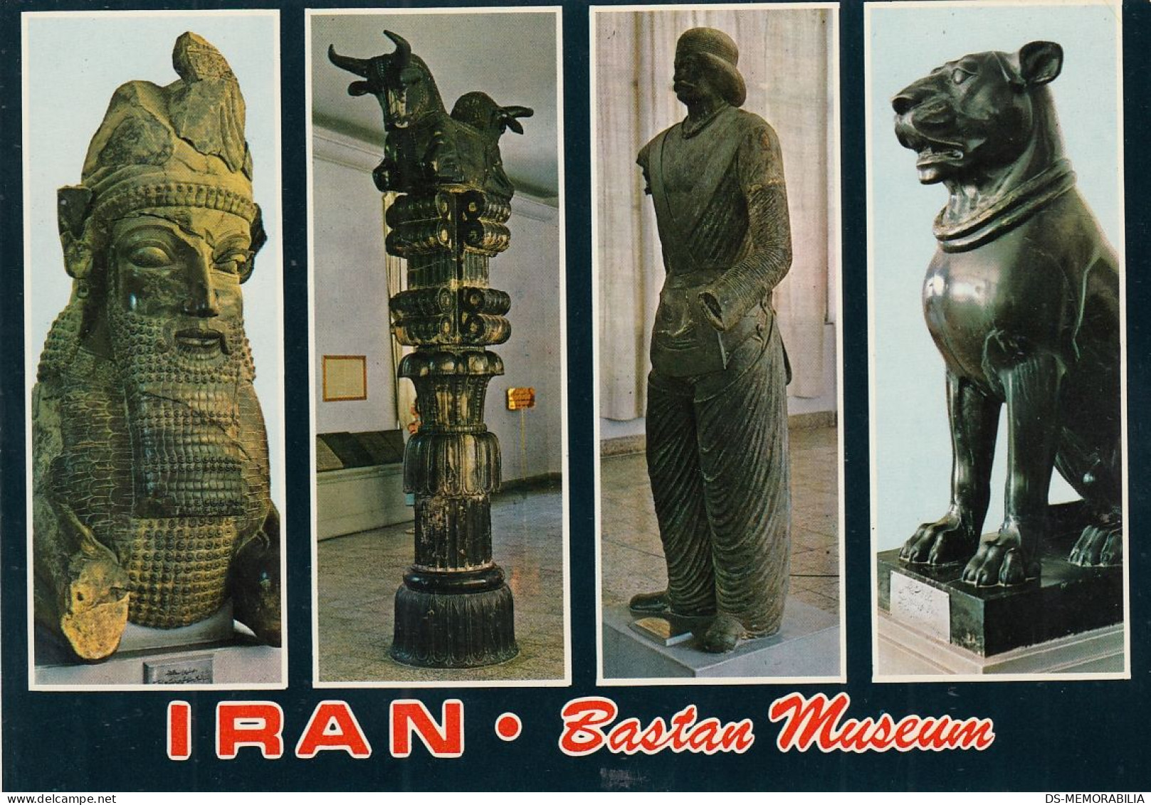 Iran Teheran - Bastan Museum Old Postcard - Iran