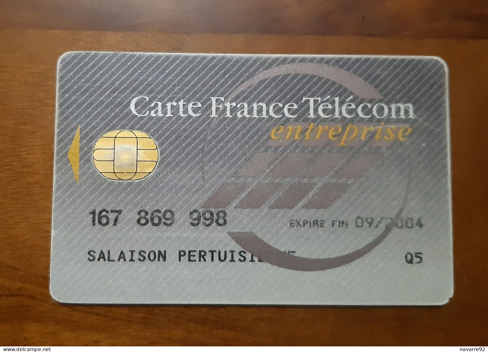 ANCIENNE CARTE A PUCE FRANCE TELECOM ENTREPRISE !!! - Sonstige & Ohne Zuordnung