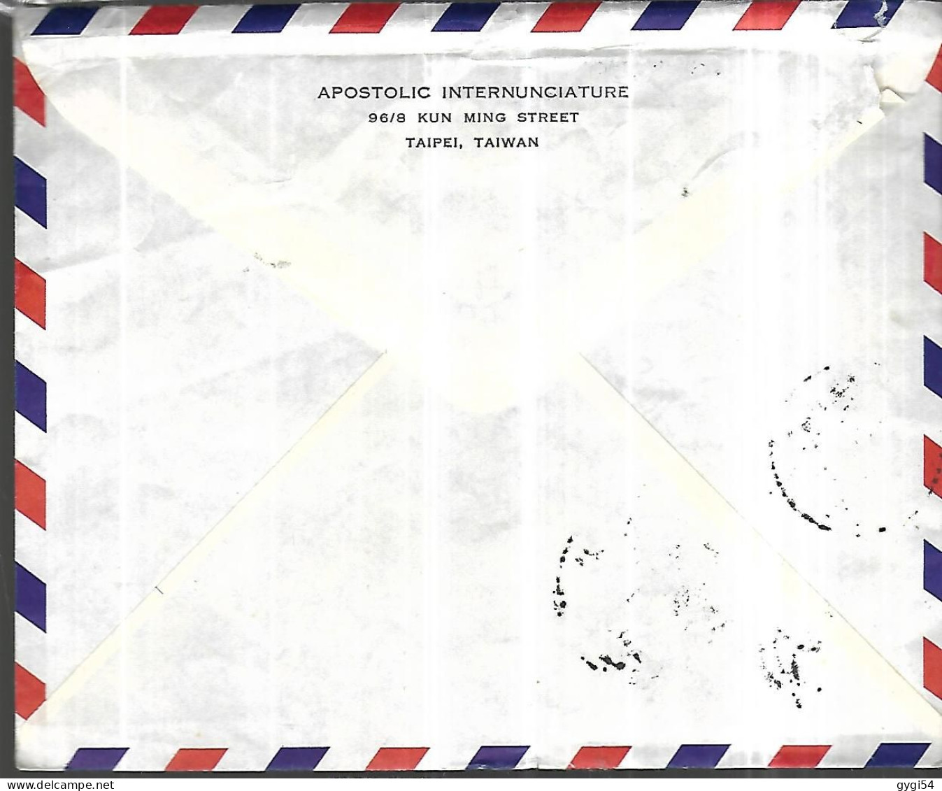 République De Chine Lettre Du 14 IV 1963  De TAPEI Pour Bruxelles - Cartas & Documentos