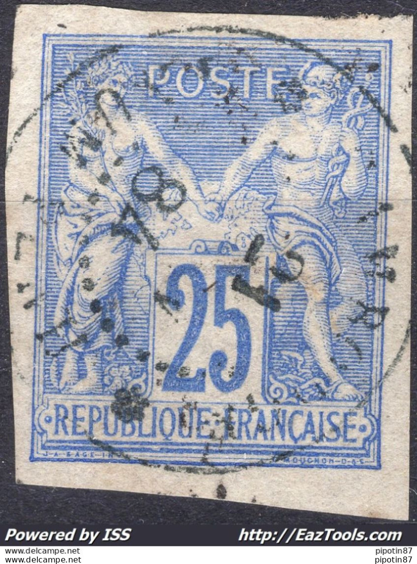 COLONIES GENERALES TYPE SAGE N° 36 AVEC CAD DE PNOMPENH CAMBODGE DU 21/../1884 - Sage