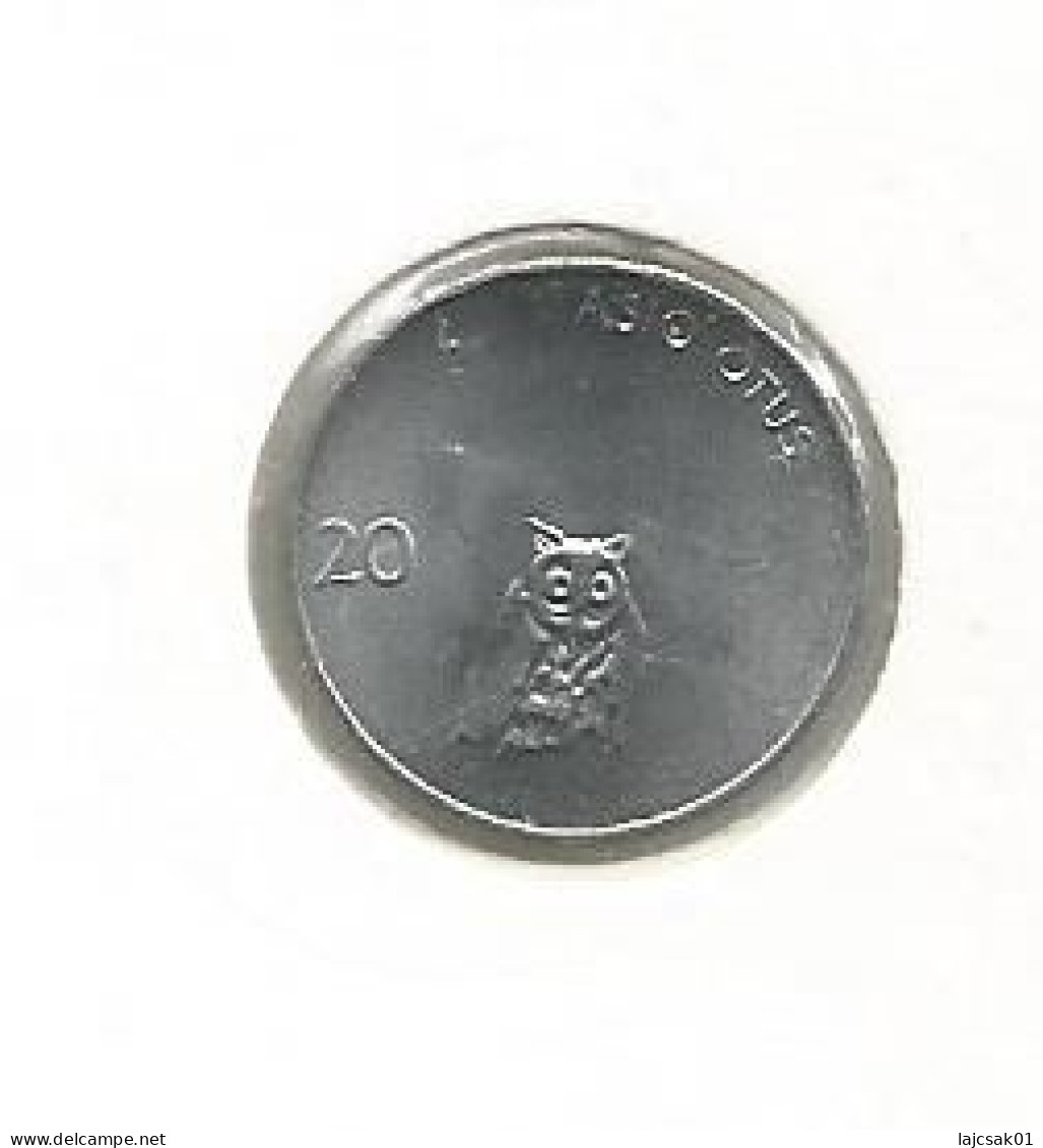 C2 Slovenia 20 Stotinov 1993. High Grade - Slovenia