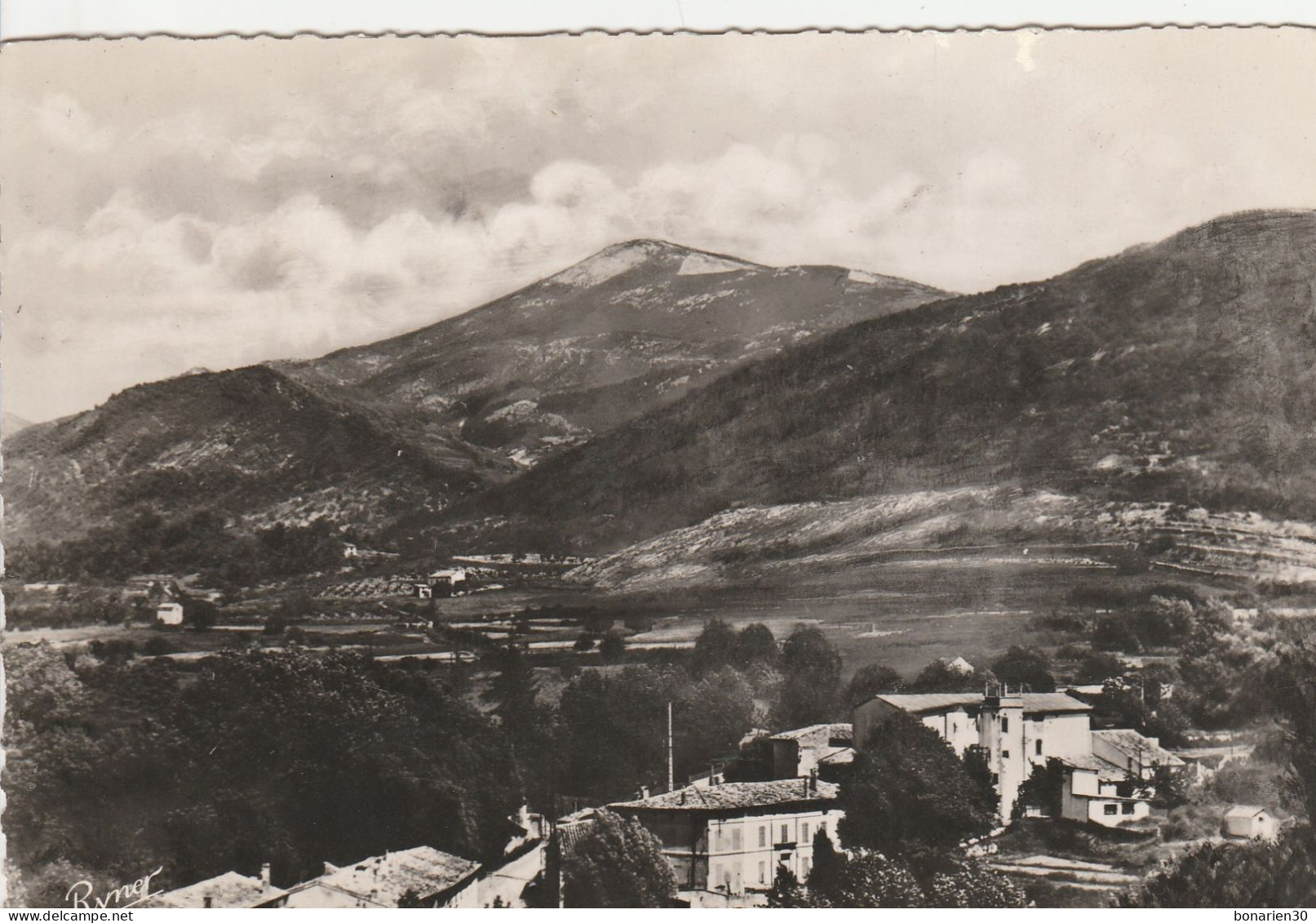 CPSM 84 MALAUCENE  LE MONT VENTOUX Vu DE MALAUCENE - Malaucene