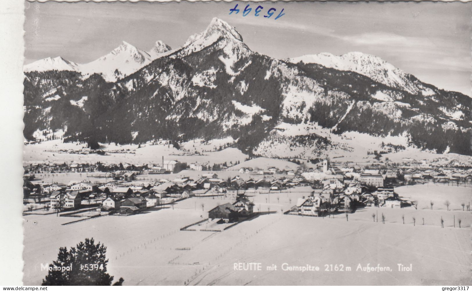 D7938) REUTTE Mit Gernspitze - Außerfern - Tirol -verschneite Häuser - Reutte