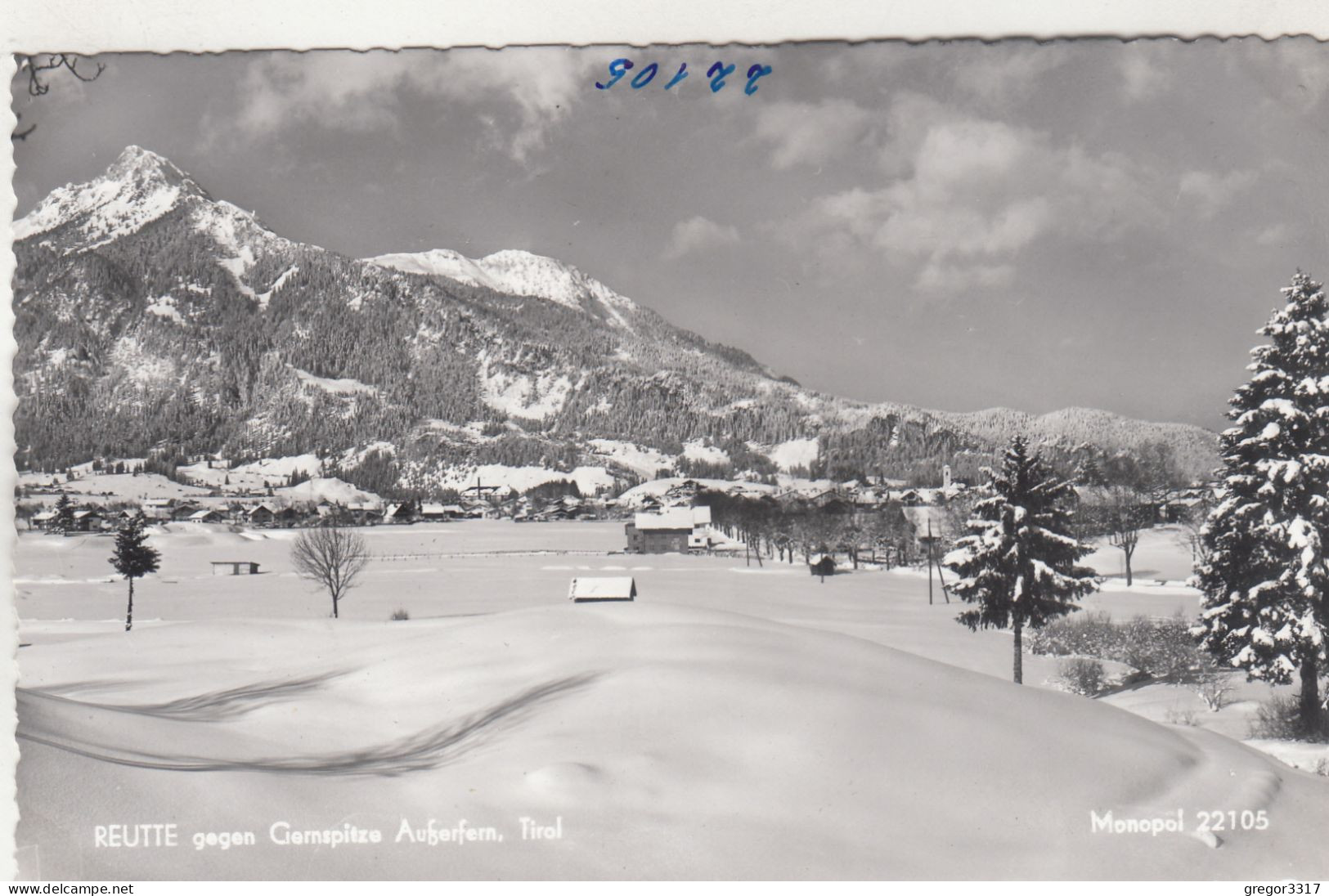 D7939) REUTTE Gegen Gernspitze - Außerfern - Tirol -verschneite Dünn Besiedelte Gegend - Reutte